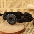 Leather Fashion Geometric bracelet  Four colors are made NHPK1283Four colors are madepicture11